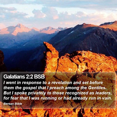 Galatians 2:2 BSB Bible Verse Image