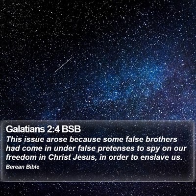 Galatians 2:4 BSB Bible Verse Image