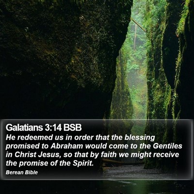 Galatians 3:14 BSB Bible Verse Image