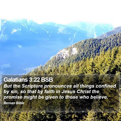 Galatians 3:22 BSB Bible Verse Image