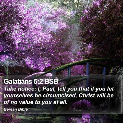 Galatians 5:2 BSB Bible Verse Image