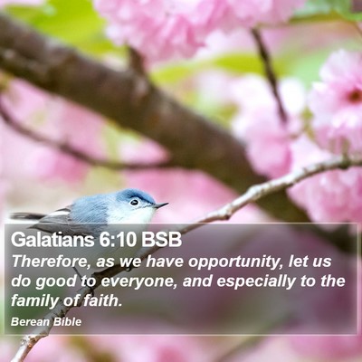 Galatians 6:10 BSB Bible Verse Image