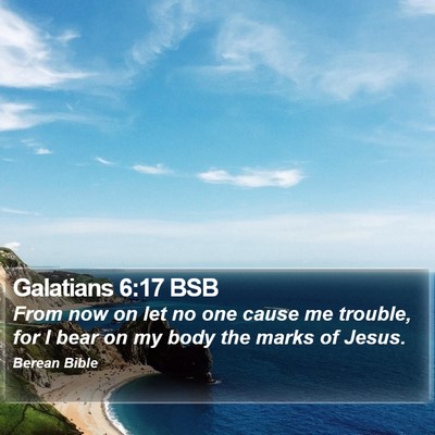 Galatians 6:17 BSB Bible Verse Image