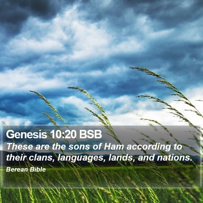 Genesis 10:20 BSB Bible Verse Image