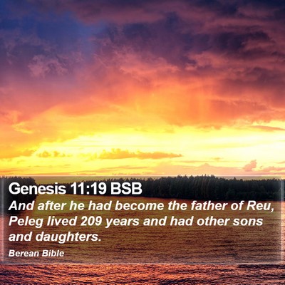 Genesis 11:19 BSB Bible Verse Image