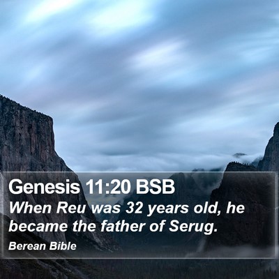 Genesis 11:20 BSB Bible Verse Image
