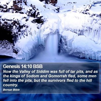 Genesis 14:10 BSB Bible Verse Image