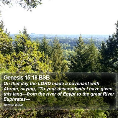 Genesis 15:18 BSB Bible Verse Image