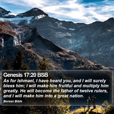 Genesis 17:20 BSB Bible Verse Image