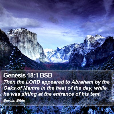 Genesis 18:1 BSB Bible Verse Image