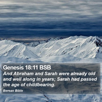 Genesis 18:11 BSB Bible Verse Image