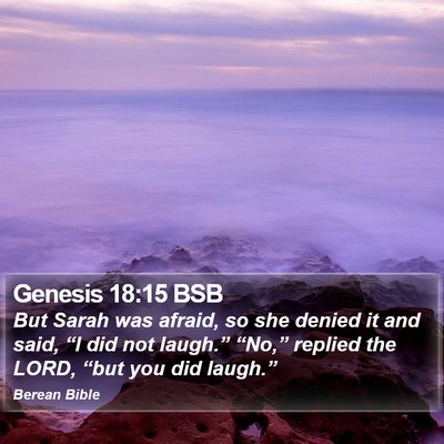 Genesis 18:15 BSB Bible Verse Image