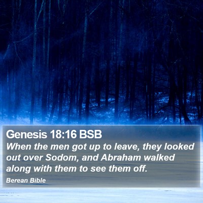 Genesis 18:16 BSB Bible Verse Image