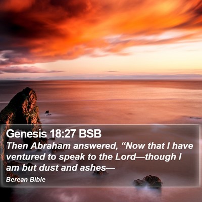 Genesis 18:27 BSB Bible Verse Image