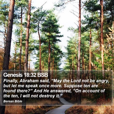 Genesis 18:32 BSB Bible Verse Image