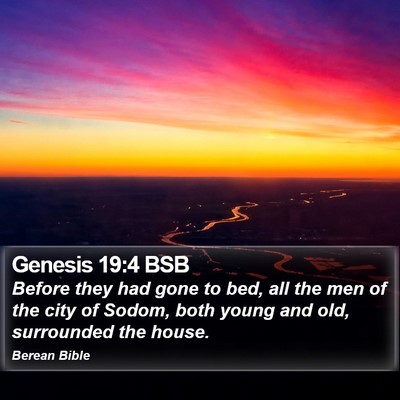 Genesis 19:4 BSB Bible Verse Image