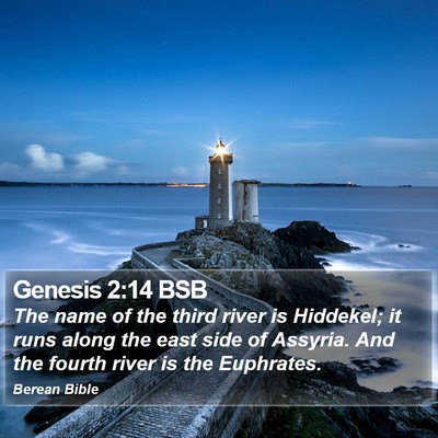 Genesis 2:14 BSB Bible Verse Image