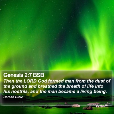 Genesis 2:7 BSB Bible Verse Image