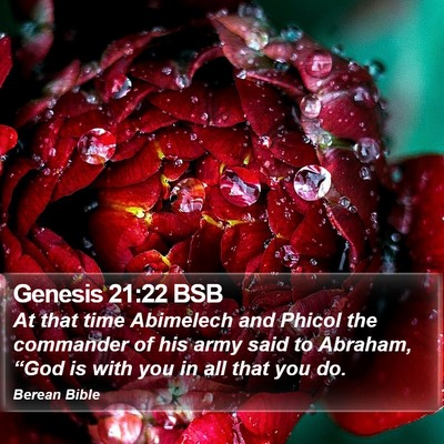 Genesis 21:22 BSB Bible Verse Image