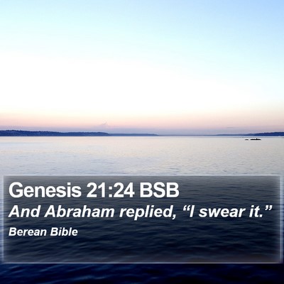 Genesis 21:24 BSB Bible Verse Image
