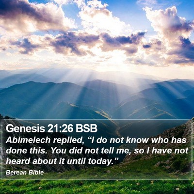 Genesis 21:26 BSB Bible Verse Image