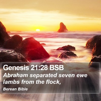 Genesis 21:28 BSB Bible Verse Image