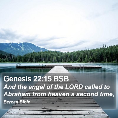 Genesis 22:15 BSB Bible Verse Image