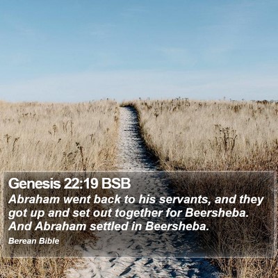 Genesis 22:19 BSB Bible Verse Image