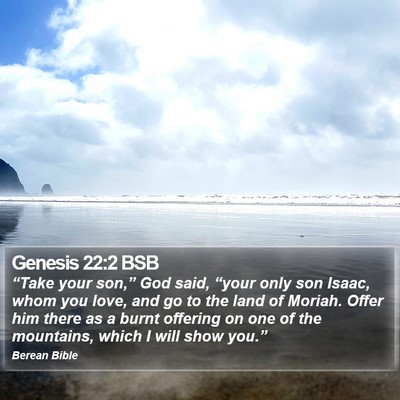 Genesis 22:2 BSB Bible Verse Image