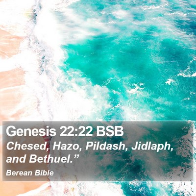 Genesis 22:22 BSB Bible Verse Image