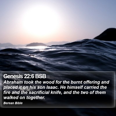 Genesis 22:6 BSB Bible Verse Image