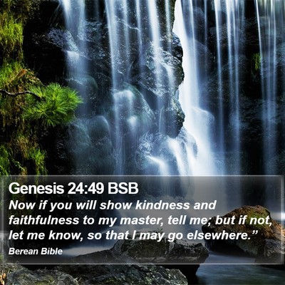 Genesis 24:49 BSB Bible Verse Image