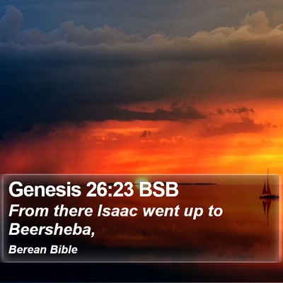 Genesis 26:23 BSB Bible Verse Image