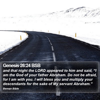 Genesis 26:24 BSB Bible Verse Image