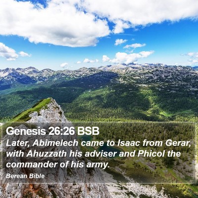 Genesis 26:26 BSB Bible Verse Image
