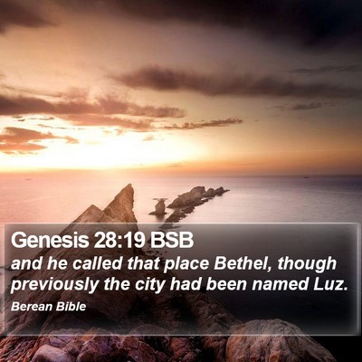 Genesis 28:19 BSB Bible Verse Image