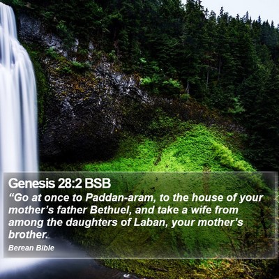 Genesis 28:2 BSB Bible Verse Image