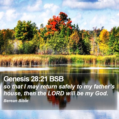 Genesis 28:21 BSB Bible Verse Image