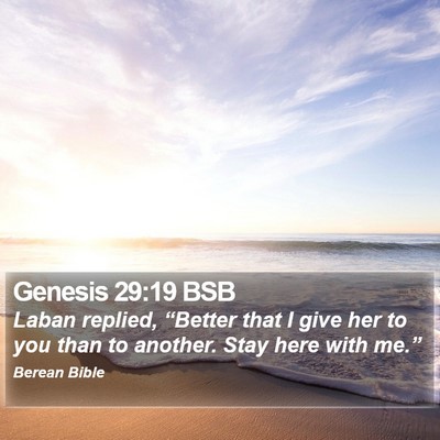 Genesis 29:19 BSB Bible Verse Image