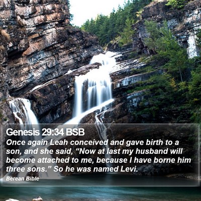 Genesis 29:34 BSB Bible Verse Image