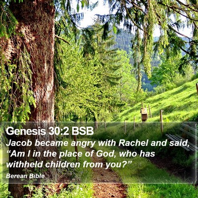 Genesis 30:2 BSB Bible Verse Image