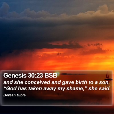 Genesis 30:23 BSB Bible Verse Image