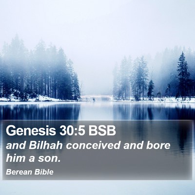 Genesis 30:5 BSB Bible Verse Image