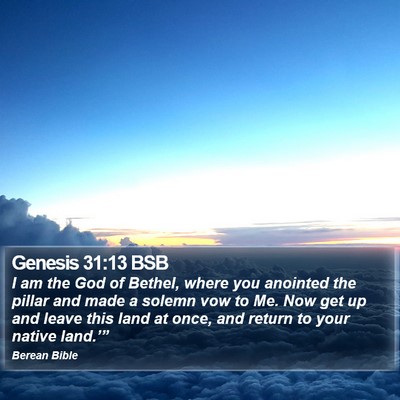 Genesis 31:13 BSB Bible Verse Image