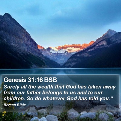 Genesis 31:16 BSB Bible Verse Image