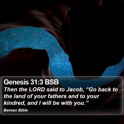 Genesis 31:3 BSB Bible Verse Image