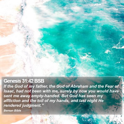 Genesis 31:42 BSB Bible Verse Image