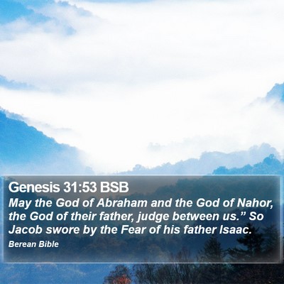 Genesis 31:53 BSB Bible Verse Image