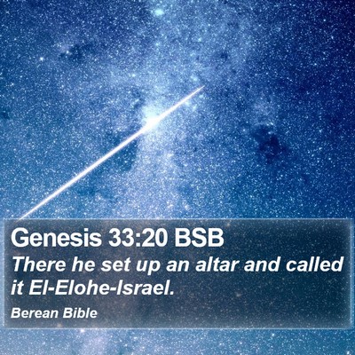Genesis 33:20 BSB Bible Verse Image