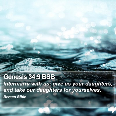 Genesis 34:9 BSB Bible Verse Image